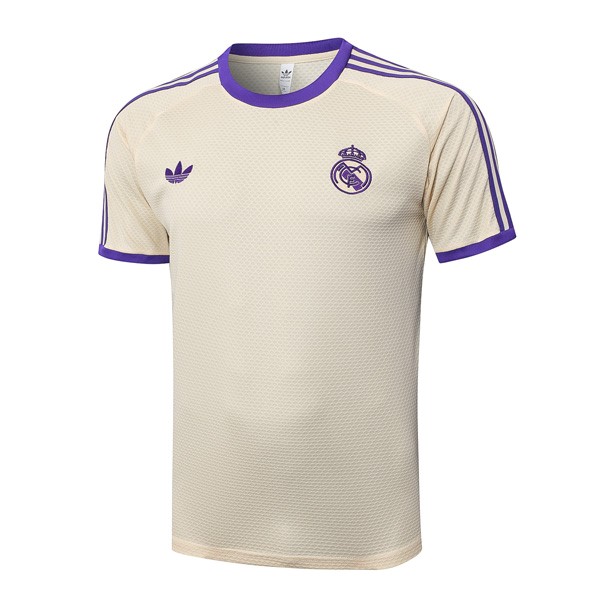 Maillot Entrainement Real Madrid 2025-26 Jaune 3